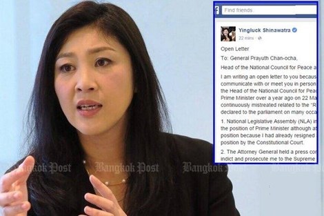 Cựu Thủ tướng Thái Yingluck bị tịch thu 16 triệu USD