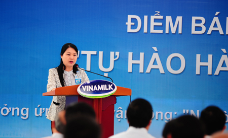 Vinamilk khai trương điểm bán hàng ‘Tự hào hàng Việt’