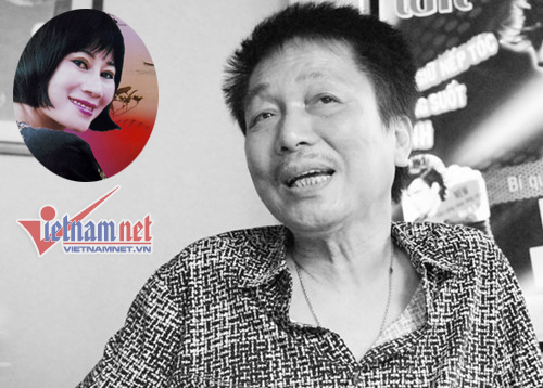 Phú Quang tẩm xăng đốt đĩa nhạc trước mộ NSND Lê Dung