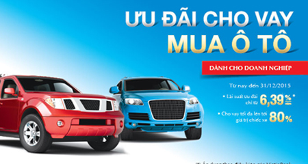 Dễ như… doanh nghiệp vay mua ô tô