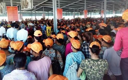 1.000 công nhân Thanh Hóa đình công phản đối ông chủ TQ chửi bới
