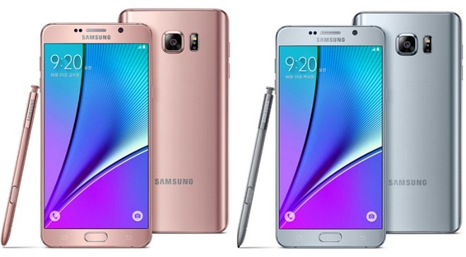Galaxy Note 5 có thêm màu mới