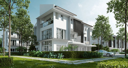 Những ngôi nhà trong công viên hút khách đô thị
