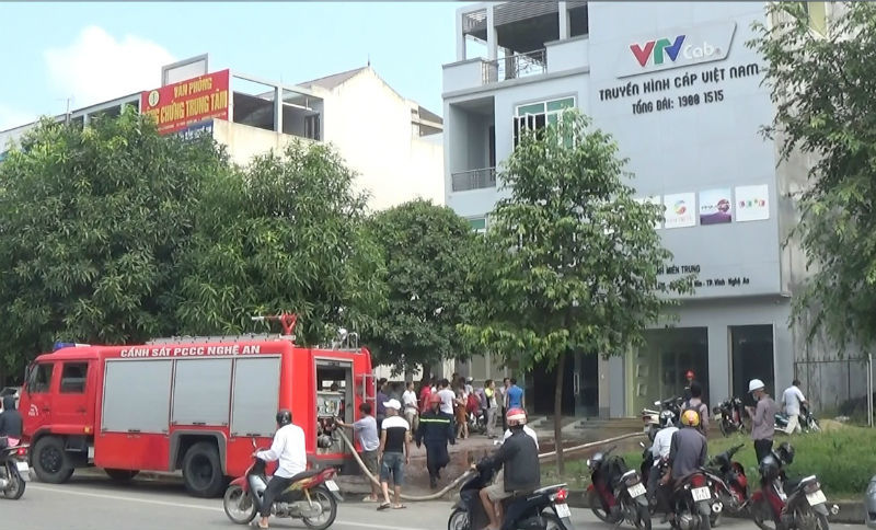 Hỏa hoạn tại trụ sở Truyền hình cáp Việt Nam