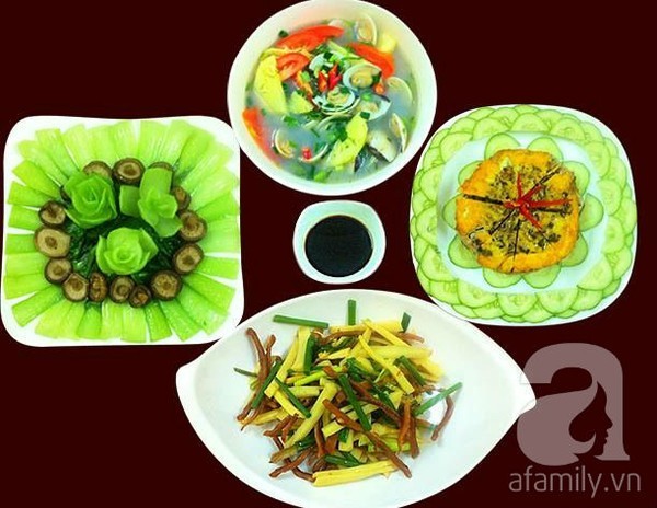 Thực đơn đầu tuần nhẹ bụng ngon cơm với 4 món bắt mắt