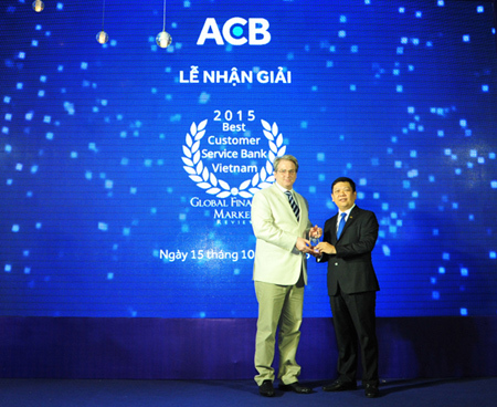 ACB- ngân hàng Việt có dịch vụ khách hàng tốt nhất 2015