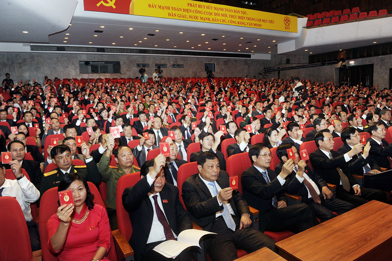 74 ủy viên Ban chấp hành Đảng bộ Hà Nội