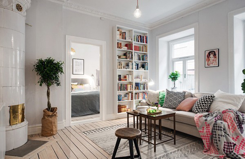 Căn hộ 45m² với nội thất trắng đẹp đến từng centimet của cô nàng độc thân