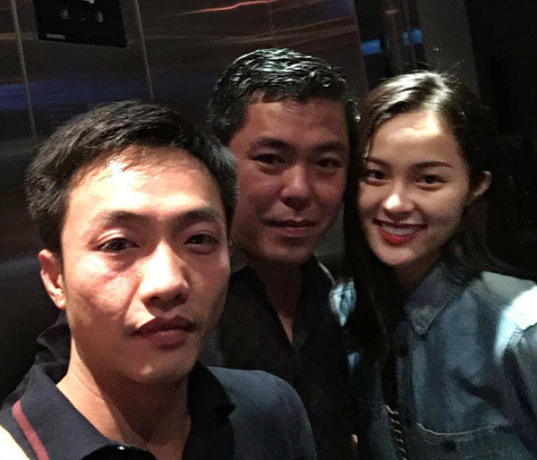 Cường đô la công khai selfie cùng Hạ Vi