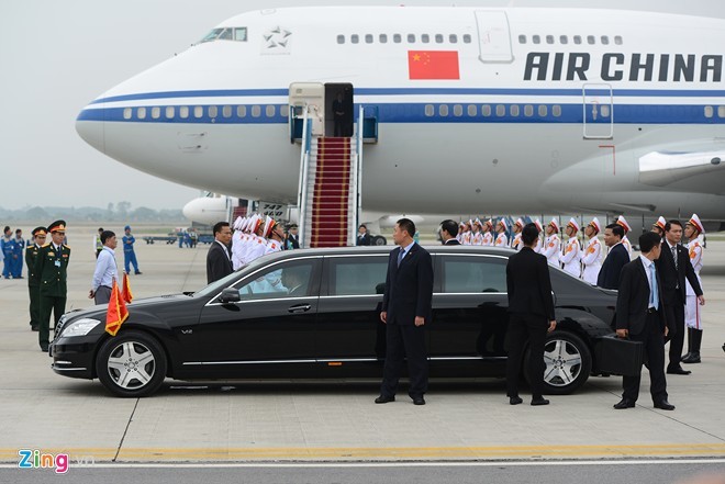 Cận cảnh siêu xe đón ông Tập Cận Bình tại Việt Nam