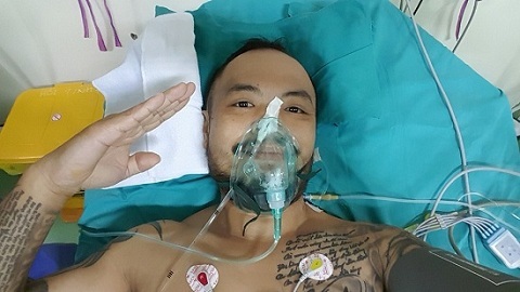 Hình ảnh đầu tiên sau ca phẫu thuật ung thư của Trần Lập