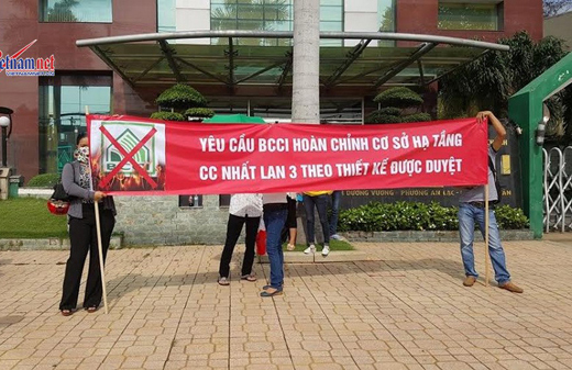 Cư dân Nhất Lan 3 “vây” trụ sở BCCI lần 3