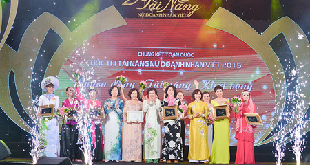 Sôi động chung kết Tài năng Nữ Doanh nhân Việt