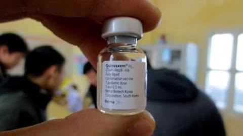 Bác thông tin thử nghiệm Quinvaxem trên trẻ em VN