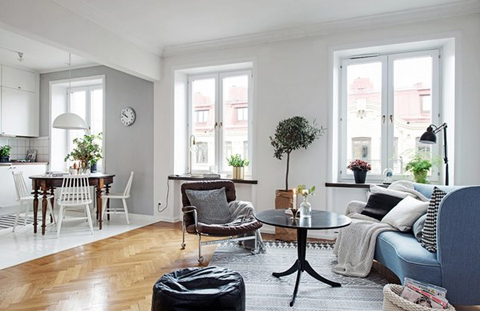 Cải tạo căn hộ cũ 45m2 trở nên thoáng mát, rộng rãi