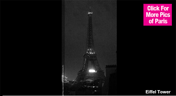Tháp Eiffel tắt đèn, thế giới cầu nguyện cho Paris