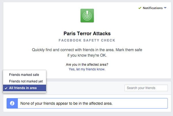 Vì sao Facebook chỉ bật tính năng an toàn ở Paris