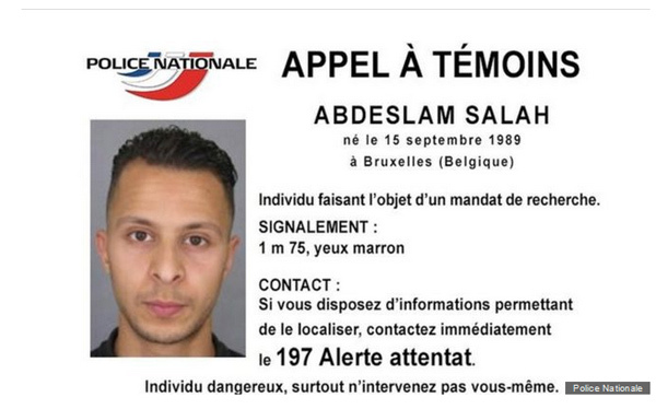 Pháp công bố ảnh nghi phạm khủng bố Paris