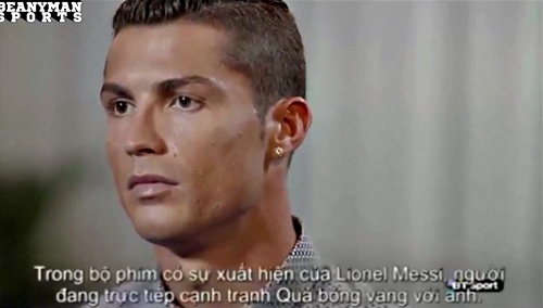 Ronaldo trả lời phỏng vấn về bản thân và Messi
