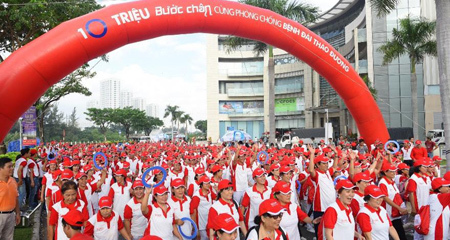 10 triệu bước chân phòng chống bệnh Đái tháo đường