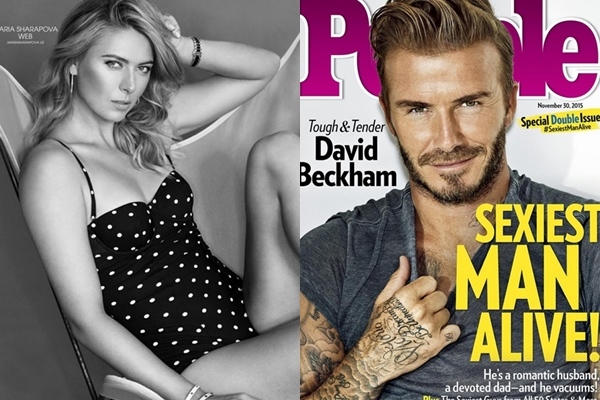 Sharapova khoe vẻ sexy, Becks đốn tim chị em