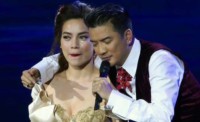 Hồ Ngọc Hà khóc lên khóc xuống trên sân khấu