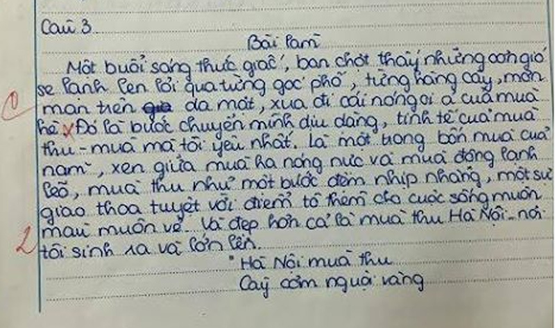 Trò chuyện với phụ huynh chia sẻ về đoạn văn 0 điểm