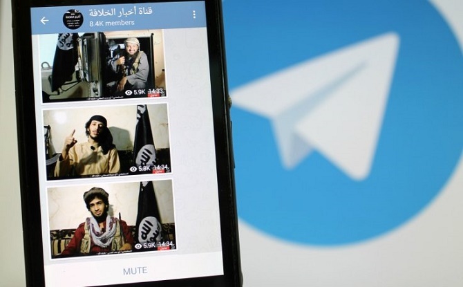 Ứng dụng nhắn tin Telegram chặn 78 kênh liên lạc của IS