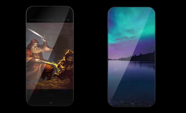 iPhone 7 không viền màn hình, chạy iOS 10 đẹp mê hồn