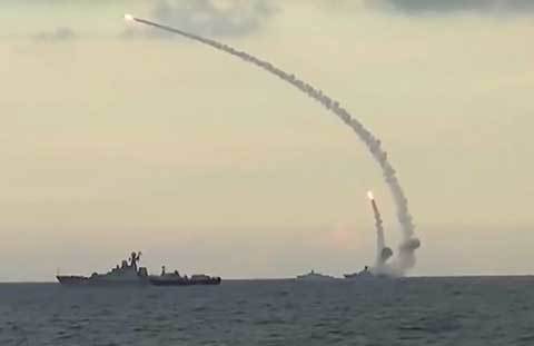 Xem hạm đội Nga phóng tên lửa diệt IS