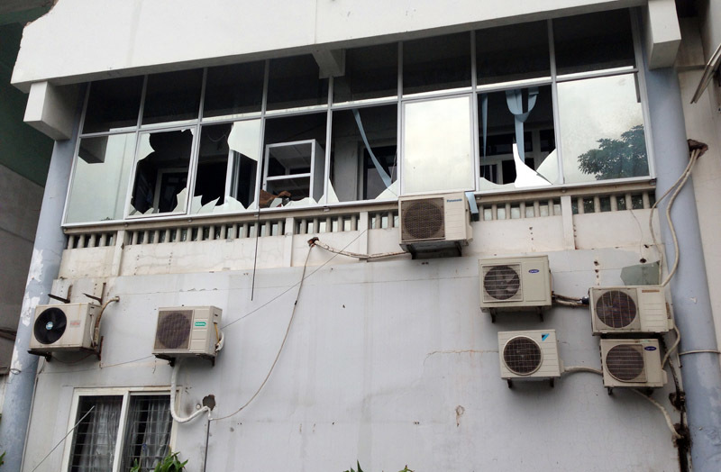 Cháy trong bệnh viện Lão khoa Trung ương