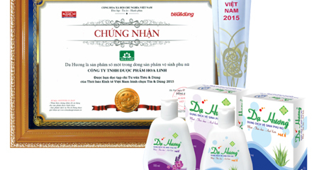 Dạ Hương dẫn đầu sản phẩm vệ sinh phụ nữ ở VN