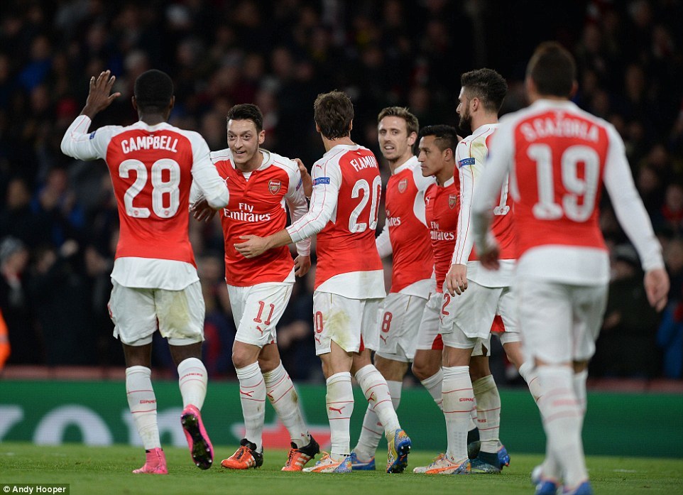 Highlights C1: Arsenal 3-0 Dinamo Zagreb