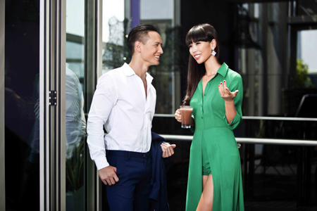 Thưởng cà phê sành điệu như Hà Anh, Kim Lý