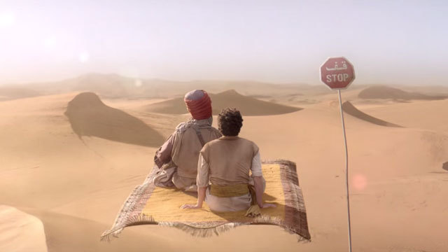 Không nhịn được cười với phim Aladdin chế