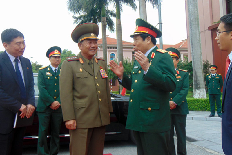 Hình ảnh Bộ trưởng Quốc phòng Triều Tiên ở Hà Nội