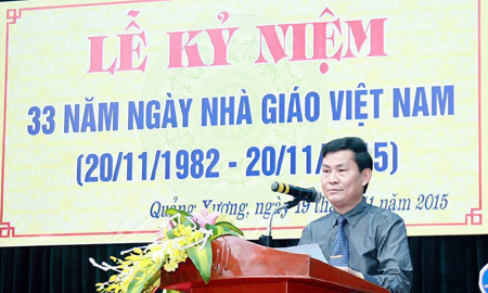 Trường THPT chuyên Lam Sơn có hiệu trưởng mới