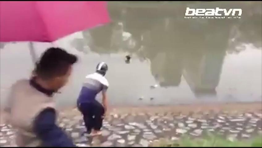 Cô gái nhảy sông Tô Lịch