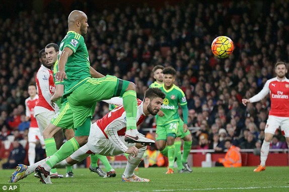 Highlights Premier League: Arsenal 3-1 Sunderland