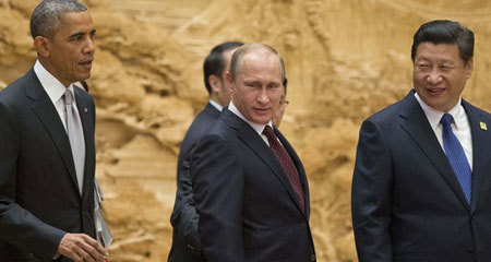 Bóp nghẹt Putin, Obama, Tập Cận Bình đắc lợi