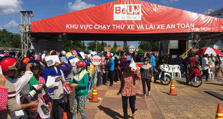 Nửa năm, Be U+ with Honda hút 1,5 triệu lượt khách