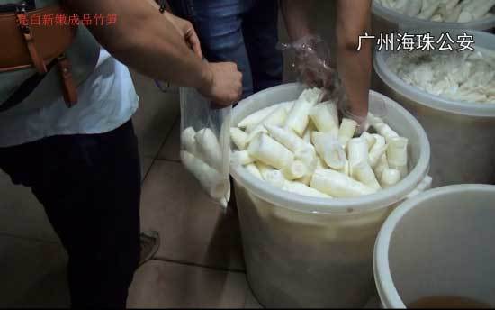 10 tấn măng Trung Quốc chứa chất độc chết người