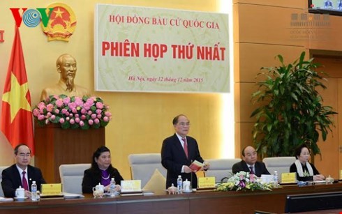 Hội đồng Bầu cử quốc gia họp phiên đầu tiên