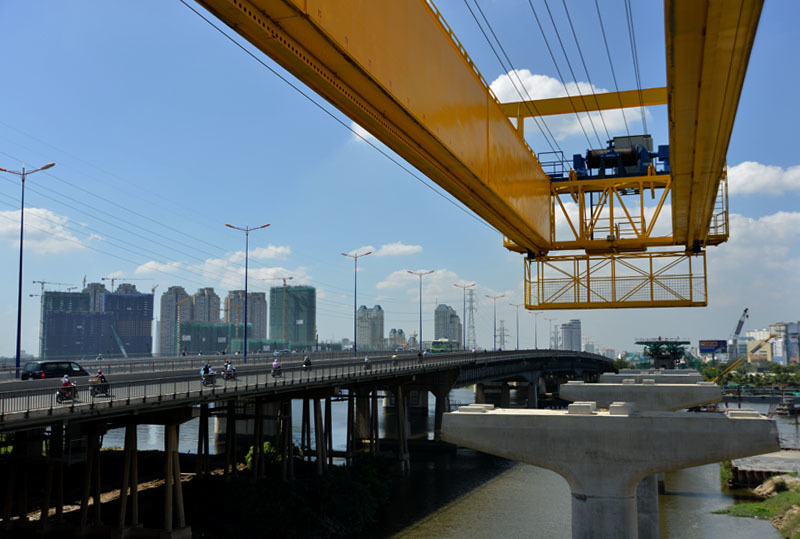 Ngắm hình hài đầu tiên tuyến Metro số 1 ở Sài Gòn