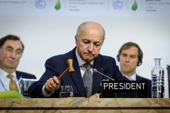 Hội nghị COP21 thông qua văn bản chống biến đổi khí hậu toàn cầu
