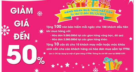 Mở cửa trung tâm thương mại Sense City Bến Tre