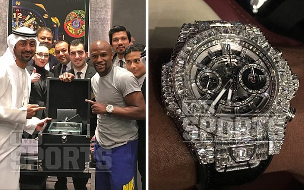 Mayweather lại chơi trội: Tậu đồng hồ hơn 1 triệu USD