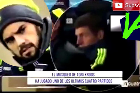 Isco giật mình khi phát hiện ra Kroos ngồi dự bị