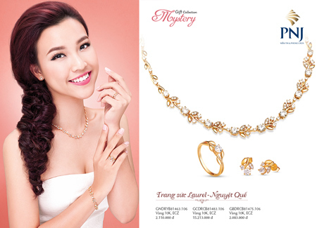 Giáng sinh đẹp lung linh với trang sức PNJ