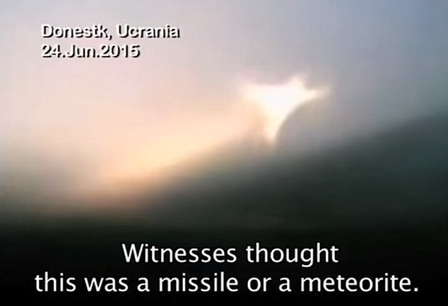 Bí ẩn vùng sáng kỳ lạ trên bầu trời Ukraina